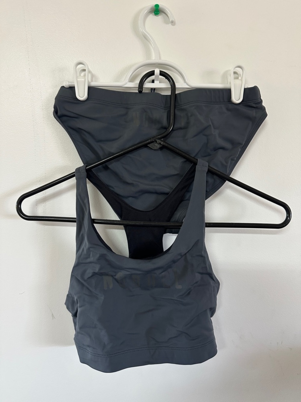 NOBULL Charcoal Gray Sports Bikini Set